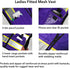 Women's Mesh Reflective Vest with Pockets - High Visibility ANSI Class 2, Made with 3M Reflective Tape, Purple XL