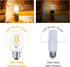 E26 Bulb 40W 4W, 2700K, Dimmable 400lm T14 T45 Bulbs 3 Pack Vintage LED Light Equivalent, Energy Efficient Warm White