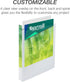 Samsill Plant-Based 1 Inch Durable Round Ring View Binder - Eco-Friendly, Made in USA, Single, White