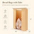 Foranda 200 Pack (8.3x3.513 Inches) Paper Bread Bags for Sourdough, Large Bread Bags with Tabs for Homemade Bread Round