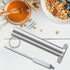 Maple Syrup Hydrometer Test Cup Kit, Measures Sugar Content in Syrup, Stainless Steel Equipment for Maple Syrup