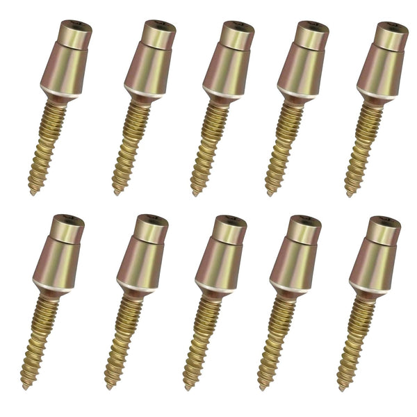 Door Hinges Security Screws, Tamper Proof Screws for Door Security, 10 Pack Accessory Hinge Screws