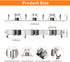 Mop and Broom Holder Wall Mount, Upgraded Organizer, Stainless Steel for Home Kitchen Garden