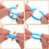 Yuanchu 200 0.8 Inch Pcs Loose Leaf Binder Rings, Colorful Book Plastics Notebook Paper Ring Loose Leaf Rings