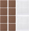 DOPENSPI 8 Pcs Anti-Slip Cutting Board Stabilizer Pads, Self-Adhesive Square Pads for Cutting