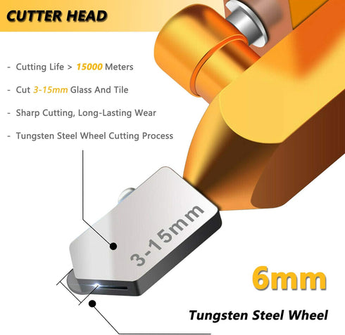 Manual Tile Cutter, 2 in 1 Glass Tile Cutter Hand Tool with Glass Breaking Pliers for DIY Cutting