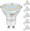 GU10 LED Light Bulb, 50 Watt Halogen Equivalent, 2700K Warm White, 450LM, Non-Dimmable, 5 Pack