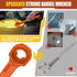Drum Wrench, Aluminum Gallon Bung Wrench for 10-55 Gallon Drums, Fits 2 inch and 3/4 inch Drum Plug