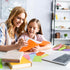 600PCS Cards,3x5 Inches Lovppy Index Colored Flash Cards with Ring, Punched Lined Flashcards Ruled Index Cards