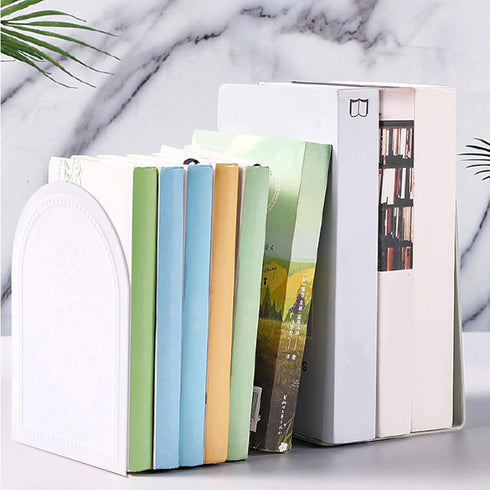 PILULY L-Shaped Bookends Practical Book End Desk Bookshelf Book Book Holders Shelf Decorative Bookends for Students