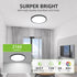 12 Inch 24W 3000K/4000K/5000K, Closet hykolity Selectable CCT LED Round Flat Panel Light, Edge-Lit Flush Mount Ceiling