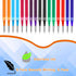 Erasable Pen Refills 0.7 Mm, 8 Assorted Colors Gel Ink Refills, Medium Fine Point Compatible with Retractable Click Pens