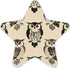 Burbuja Ink Owls LED Night Light Plug into Wall 0.2W Star-Shaped Nightlight Dusk