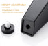 Jolan 8cm 9.2cm 10cm, 4 Screws,Black-10cm(3.94in) Adjustable Furniture Legs DIY Metal Table Legs, for Cabinets, Sofas