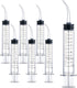 7Pack Wisdom Teeth Syringe, 12ml/cc Dental Syringe with Curved Tip, Disposable Sealed