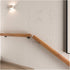ALDEPO 1Ft-20Ft Non-Slip,15Ft/450Cm Grab Bars Handrails Wooden, Professional Corridor Non-Slip Stair Railings Support