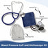 10-16 LotFancy Blood Pressure Cuff and Stethoscope Kit with D-Ring, Professional BP Cuff Standard Adult for Nursing