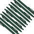 deegtran Pens Bulk, 200 Pack No Bleed Green Barrel Click Pens, Wholesale Retractable Ballpoint Pens, Medium Point,