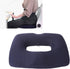 RUYANZER Tailbone Hollow Seat Cushion Comfortable Memory Foam Breathable Orthopedic Chair Pad with Grooved Design
