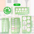 Circle Template 5 Pieces Plastic Circle and Oval Measuring Templates Circle Guide Stencil Geometry Rulers Geometric Drawings Templates for Office School Building Formwork Drawings Templates