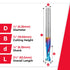 Amana Tool - 46102-K Solid Carbide Spiral Plunge Tool, 1/4 Dia, Spektra Extreme Coated