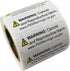 FirstZi California Prop 65 Warning Labels - CA P65 Sticker Paper Sign - 0.5x1.5 Inches - 500 Stickers per Roll