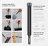 Precision Screwdriver Kit, 47 in 1 Repair Tool Set with Magnetic Driver Bits, Extension Rod, and Storage Box