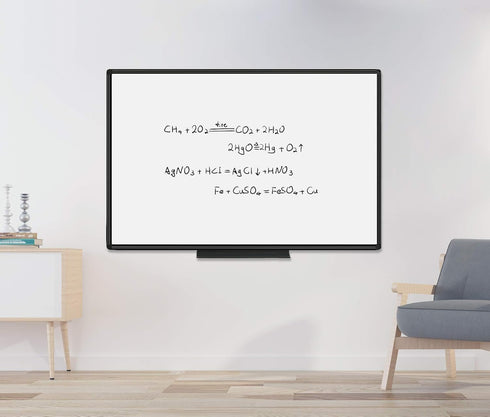 VIZ-PRO Magnetic Whiteboard/Dry Erase Board with Black Aluminium Frame, 18 X 12 Inches, includes 1 Eraser & 2 Markers