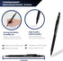 Pacific Arc Chromagraph Metal Mechanical Pencil .7 mm Black Barrel Mechanical Pencil with Built In Adjustable Pencil Grade, Lead Pencil Holder for Drafting, Sketching, and Drawing by Pacific Arc