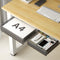 Under Desk Storage Organizer, 2 Pack Slide Out Large & Medium Drawers, Attachable Pencil Tray for Desktop