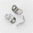 Runseaway 20Pcs Glass Shelf Right Angle Fixing Clip Bracket with Suction Cup, Wall Mounted Stainless Steel Glass