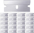 Honoson 120 Pcs Straight Razor Blades, Carbon Steel Single Edge Razor Blades Bulk,