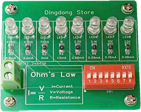 HUAGZIMO Soldering Practice Kit Experimental Kit for Current and Resistance Relationship Soldering Project Kit