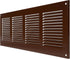 Vent Systems 16" x 6'' Inch Brown Air Vent Cover, Metal Air Return Grill with Pest Guard Screen