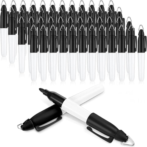Outus 48 Pcs Mini Permanent Markers: Golf Ball Marker Pen Ink Pens for Office, School Supplies, Outdoor Activities
