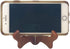 BANBERRY DESIGNS Walnut Folding 4" H Easels Display Stands, Premium Quality - Set of 3 Ideal for Small Plates, Plaques,