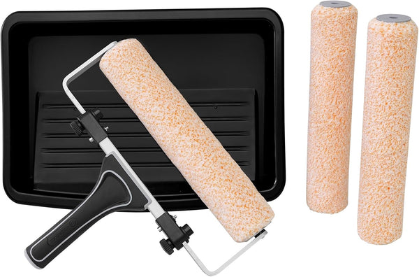 ROLLINGDOG 9-12 Inch Paint Roller Kit - Adjustable Paint Roller Frame, 3
