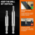 17pcs VIX Bits Self Centering Drill Bit Set, 1/4" Hex Shank Hinge Tapper Core Drill Bit Set for Woodworking