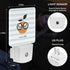 Jahiona White,0.5W LED Night Light Lamp with Smart Sensor Dusk to Dawn Sensor,Happy Orange Fruit Character Sunglasses