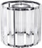 Drum Lampshades Crystal Lamp Shade Clear Glass Shade Cylinder Shaped Replacement Modern