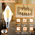 Rnyloas C35 B11 Bulb Dimmable, 12 C35 B11 Bulbs 2700K 4W 60W 120V, 35 E12 Bulb Pack LED Light PCS Candelabra LED Warm