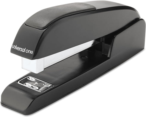 Universal UNV43138 Executive Full-Strip Stapler, 20-Sheet Capacity, Black