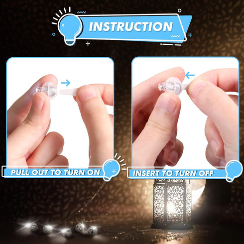30pcs LIHAO LED Balloon Lights Mini Round LED Ball Lights for Paper Lantern Christmas Halloween Birthday Wedding