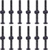 Swpeet 25Pcs Black M6 65mm Crib Screws, Hex Socket Head Cap Bolts and