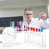 2 Sets Test Tube Rack Toy Containers with Lids for Beads, Plastic Tube Holder for Lab Toy Storage