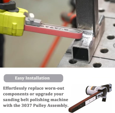 3037pas Pneumatic Belt Sander Bearing for Astro Tool 3037 Pulley Assembly - Steel
