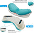 LINGSFIRE Memory Foam Mouse Wrist Rest, Keyboard Pad, Anti-Skid Mousepad for Office Computer Laptop, Blue