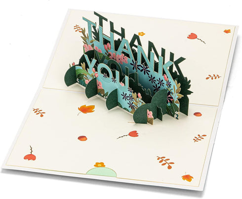 Card,3D Pop Up Thank You Card With Envelopes,Teacher's Day Cards,Greeting Cards For Mothers Day,Fathers