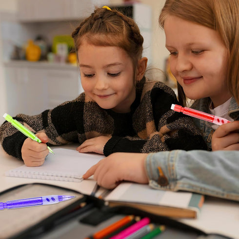 Mini Mechanical Pencils for Kids, 16pcs Automatic Pencils for Writing, Drawing, Classroom Supplies