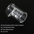 PATIKIL 5ml Low Form Glass Beaker, 3.3 Borosilicate Glass Graduated Measuring Cups with Spout